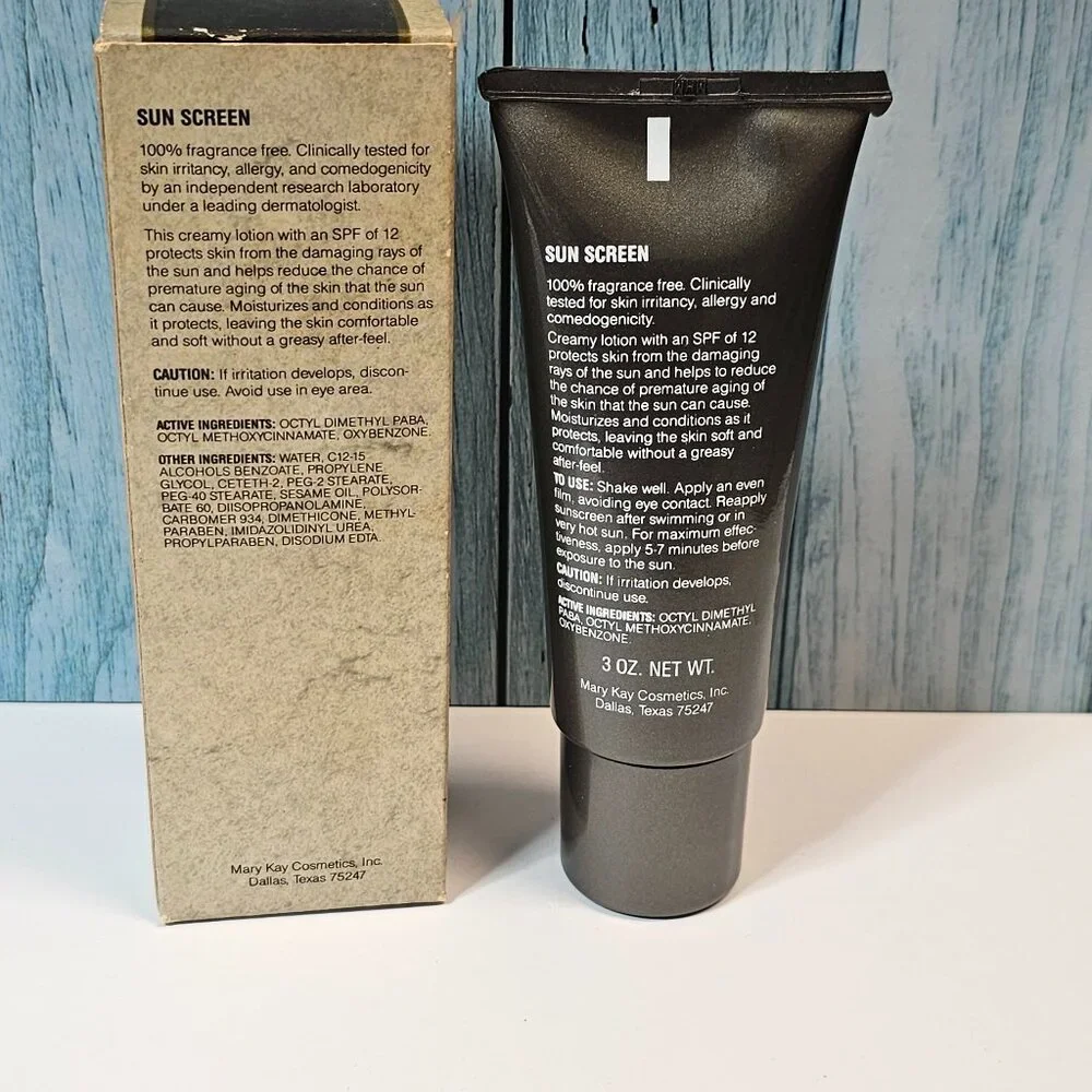 Mary Kay Skin Management For Men - #0718 - Sunscreen SPF 12 - New Old‎ Stock